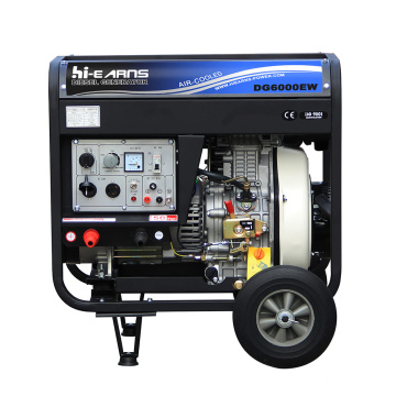 Servicio pesado 180 a 220 amperios AC DC Welding Machine Soldador Generador Diesel en venta